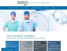 Tablet Screenshot of imris.com